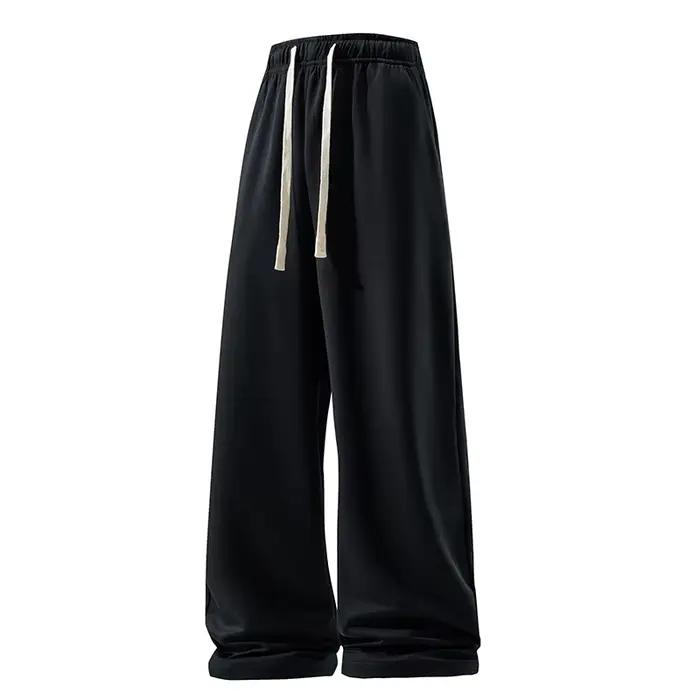 Pantalon à jambes larges pour hommes, mode décontractée, respirant, survêtement polyvalent, élastiqu