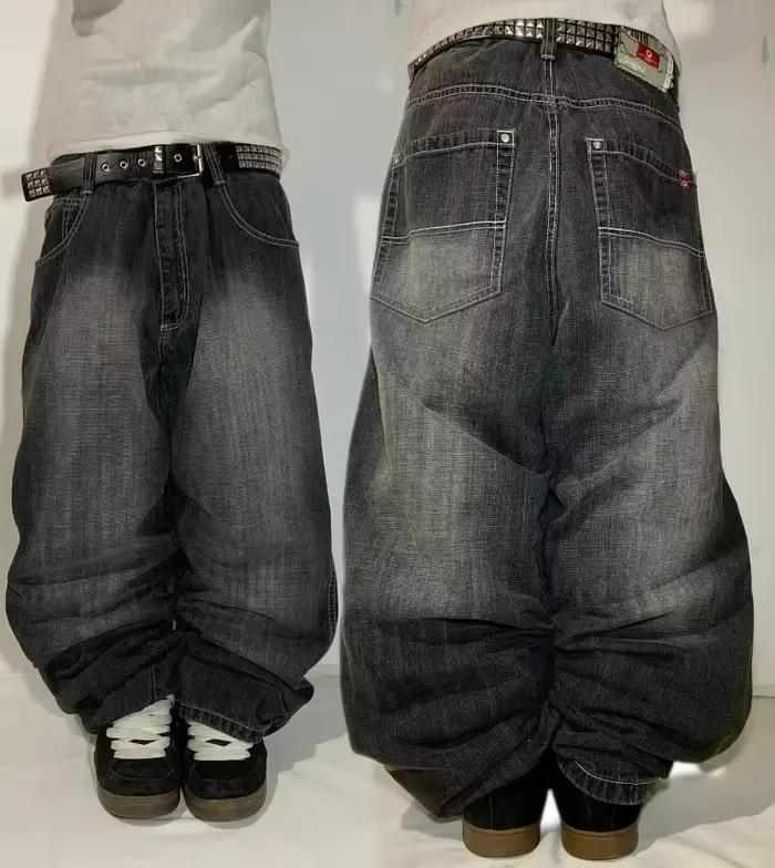 Nouveau Jean Baggy Y2K à Motif Tigre Brodé, Style Gothique Harajuku Hip Hop Populaire, Pantalon Larg