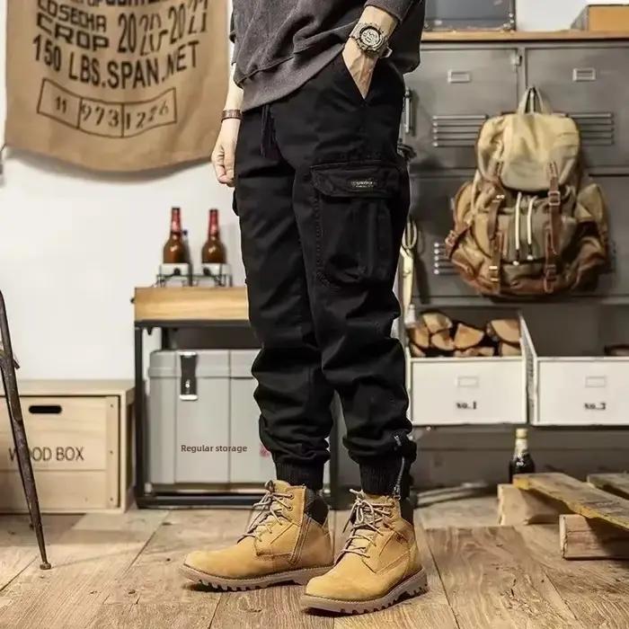 Nouveau pantalon fonctionnel pour homme, style parachutiste américain, vintage, tendance, décontract
