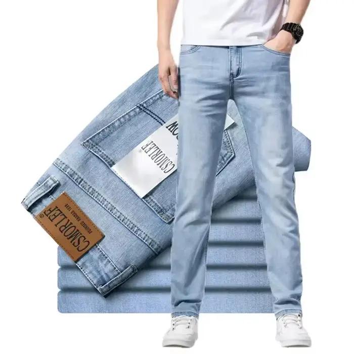 Jeans Homme 2026 – Nouvelle Collection Été Ultra Légers et Tendance – Denim Décontracté Coupe Slim –