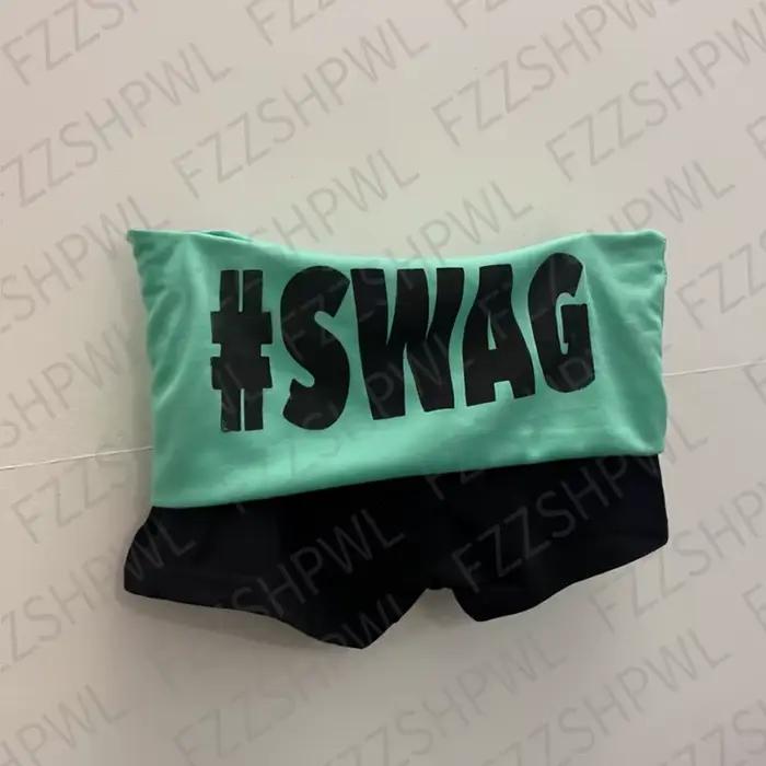 Shorts tendance Y2K Harajuku avec imprimé lettres, style rock gothique, shorts courts subculture pun