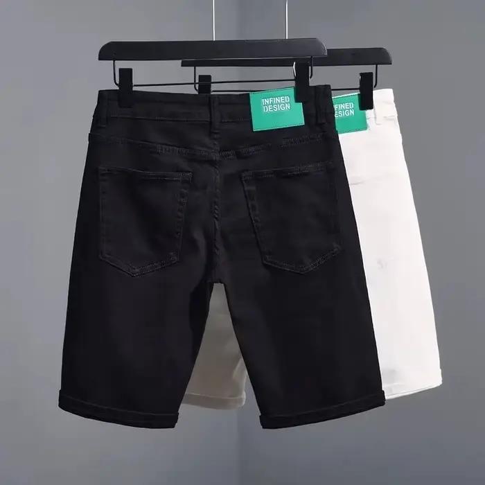 Nouveauté été : Short en jean décontracté style rétro américain pour homme, coupe ample, tendance, t