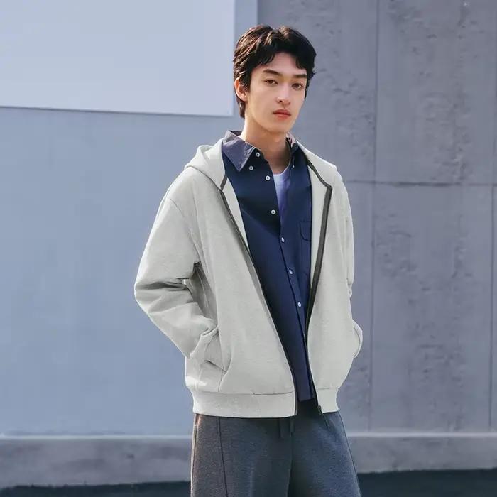 Veste Minimaliste Homme Semir Printemps Tricotée à Capuche Décontractée Extérieure Polyvalente Style