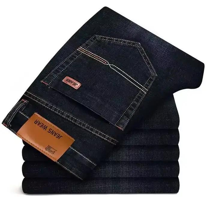 Jean pour homme, nouvelle version coréenne, doux et confortable, coupe régulière, extensible, décont