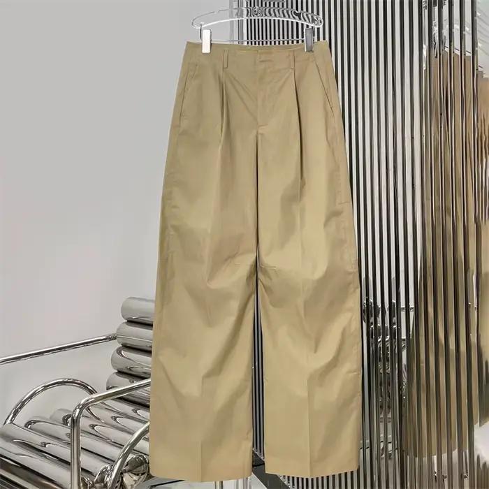 Pantalon pour femme Nouveau pantalon taille basse coupe slim jambe droite pour l'été 2026 Pantalon l