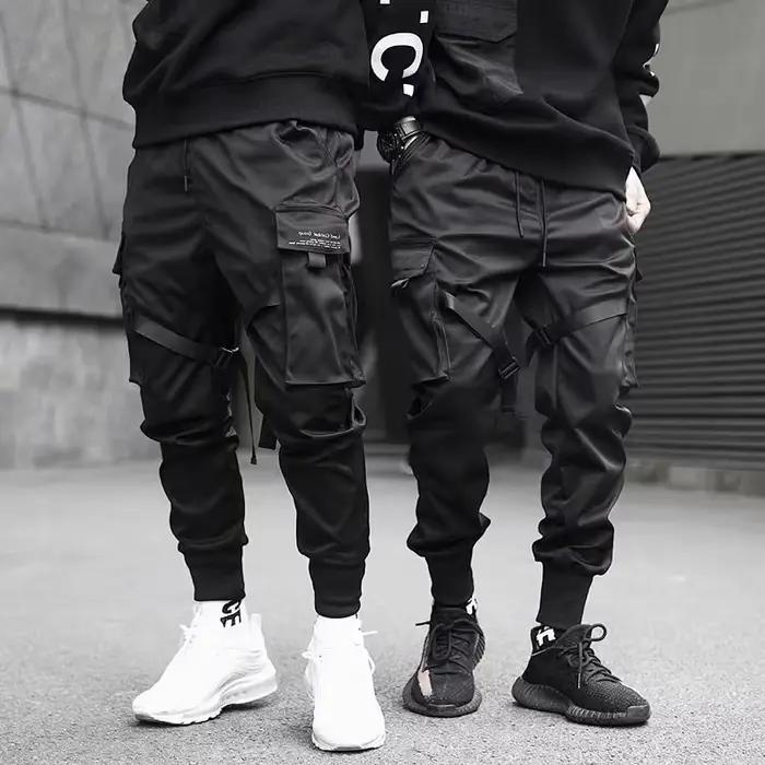 2025 hommes Multi poche pansement tactique technique vêtements pantalons de travail hommes Harajuku 