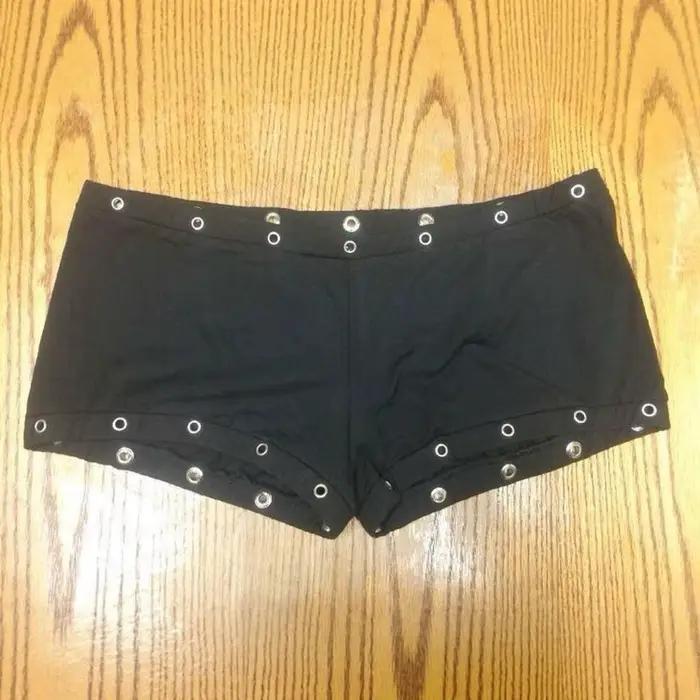 Été nouveau style européen et américain haute rue punk style gothique coupe ajustée femmes Y2K short