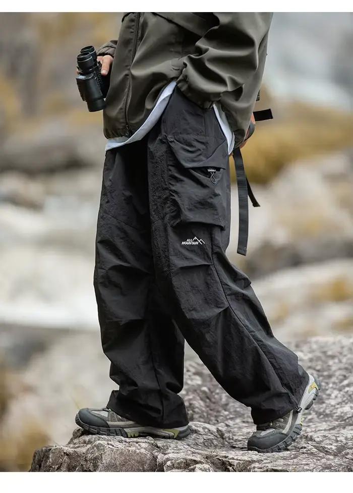 Salopette de Style coréen pour hommes, mode japonaise rétro, pantalon tactique décontracté, multi-po
