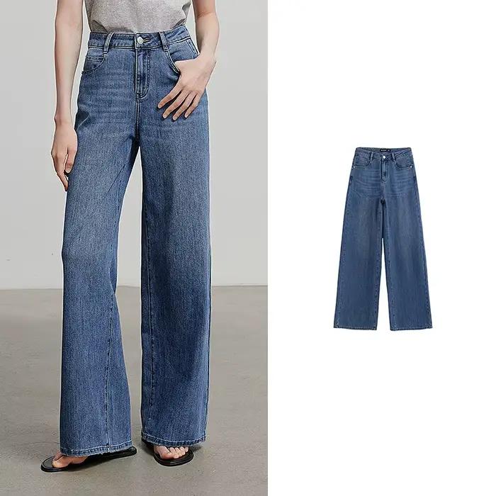 TOYOUTH femmes Denim Jean 2025 printemps nouveau pantalon Long 8528037