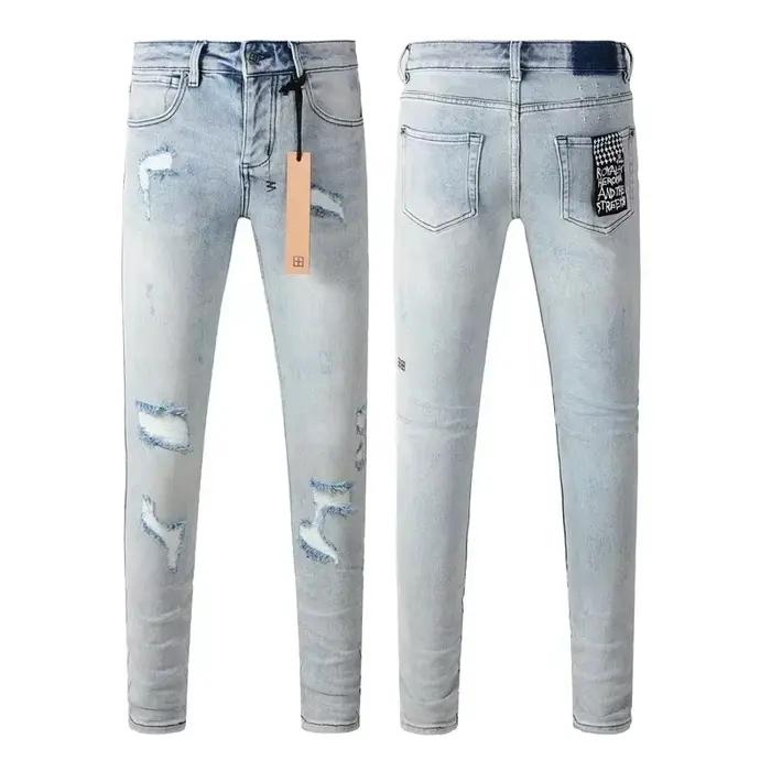 2025 KSUBI hommes personnalité multi-style taille basse élastique maigre Denim pantalon Style améric