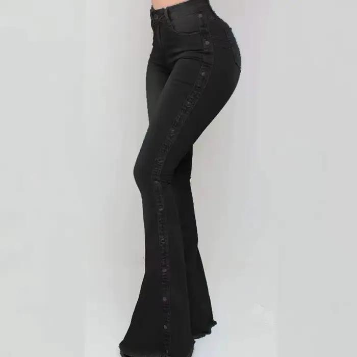 Vêtements pour femmes nouveaux jeans européens américains 2025 nouveau populaire taille haute élasti