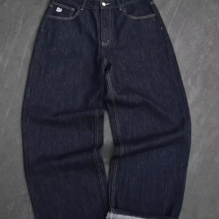 Jeans baggy unisexe hip hop tissés Fromszn