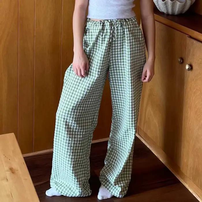Gaono-Pantalon à Jambes Larges pour Femme