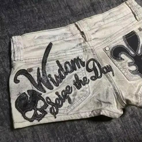 Shorts en jean taille basse pour femme