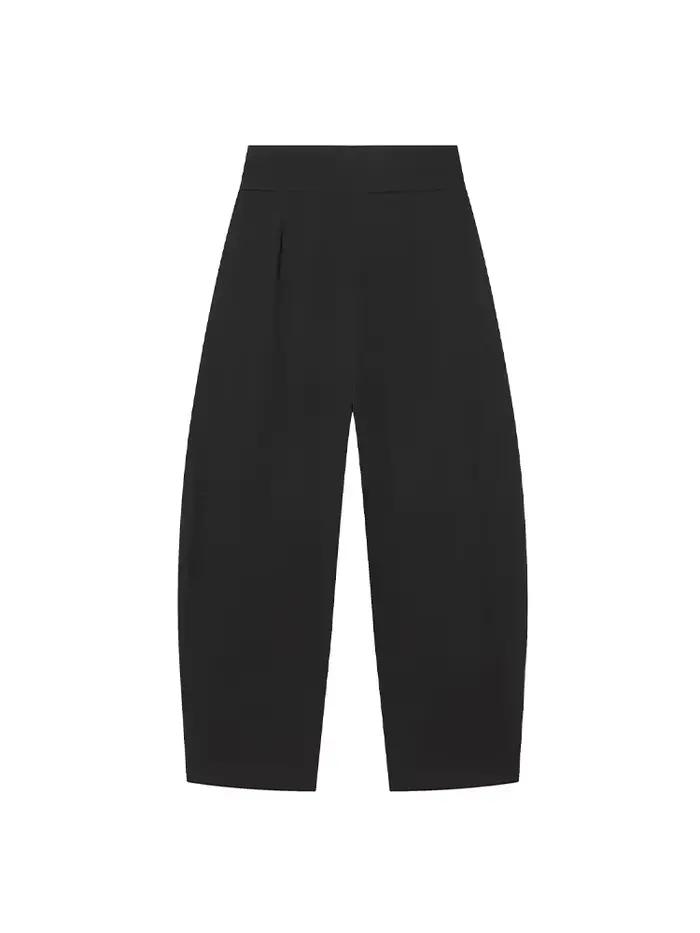 Pantalon plissé élégant vintage pour femme HH