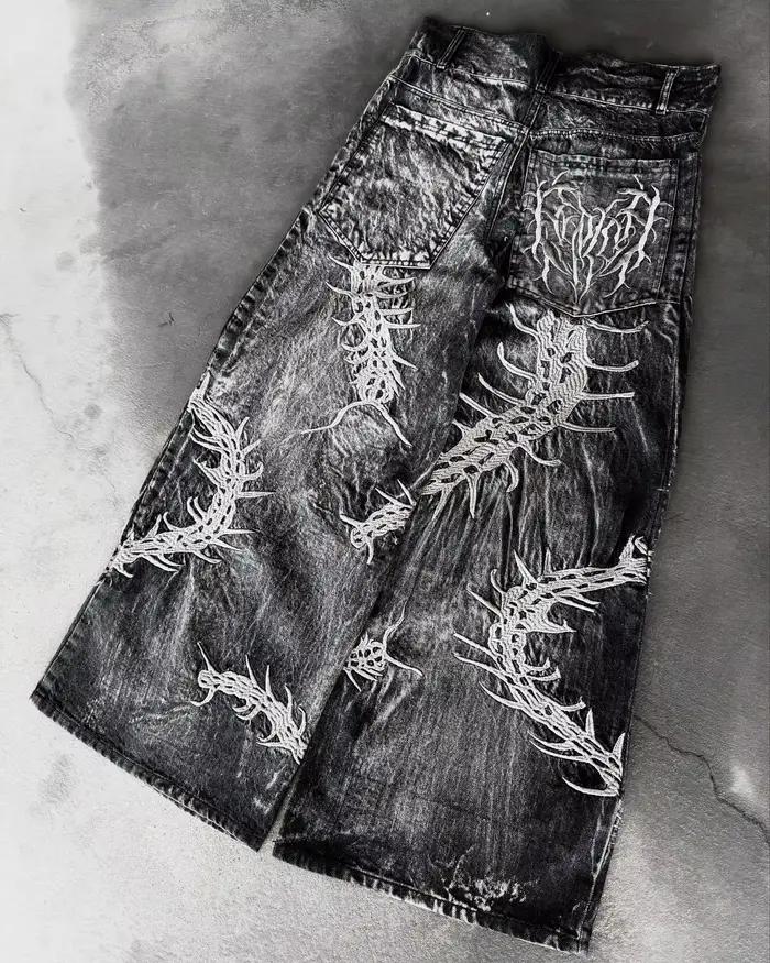 Jean Baggy délavé pour femmes