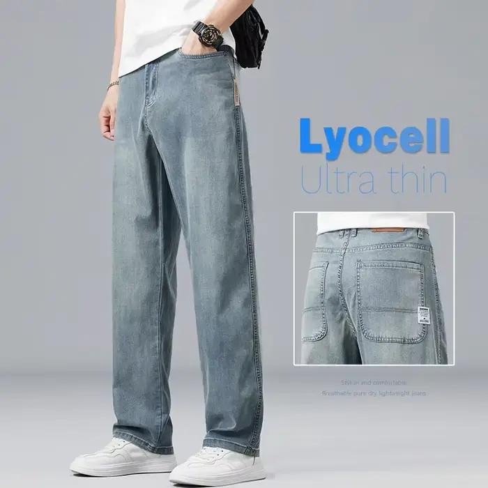 Lyocell-Jeans Ultra-Mince artificiel astique pour Homme