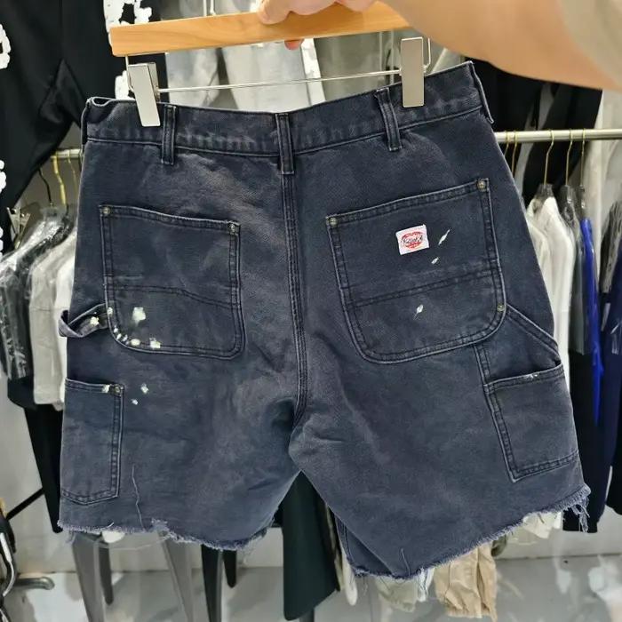 Short en jean en détresse Saint pour hommes