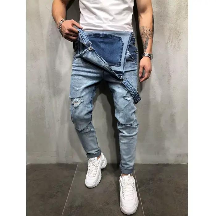 Salopette en jean pour hommes