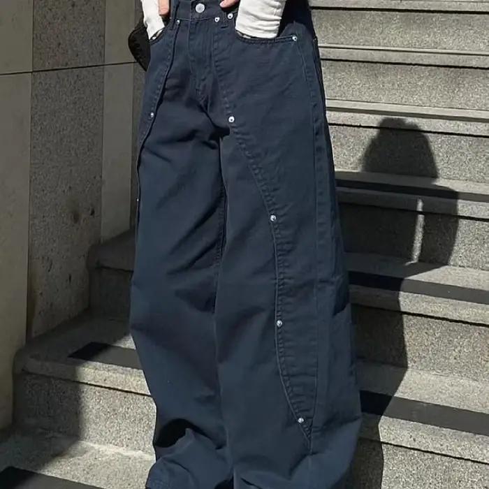 Jeans pour femme style Y2K