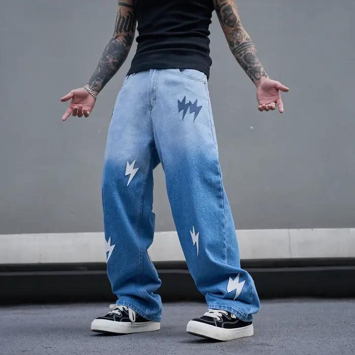 A99 RockCanRoll bonne qualité lavé coupe ample élégant mode Denim jean
