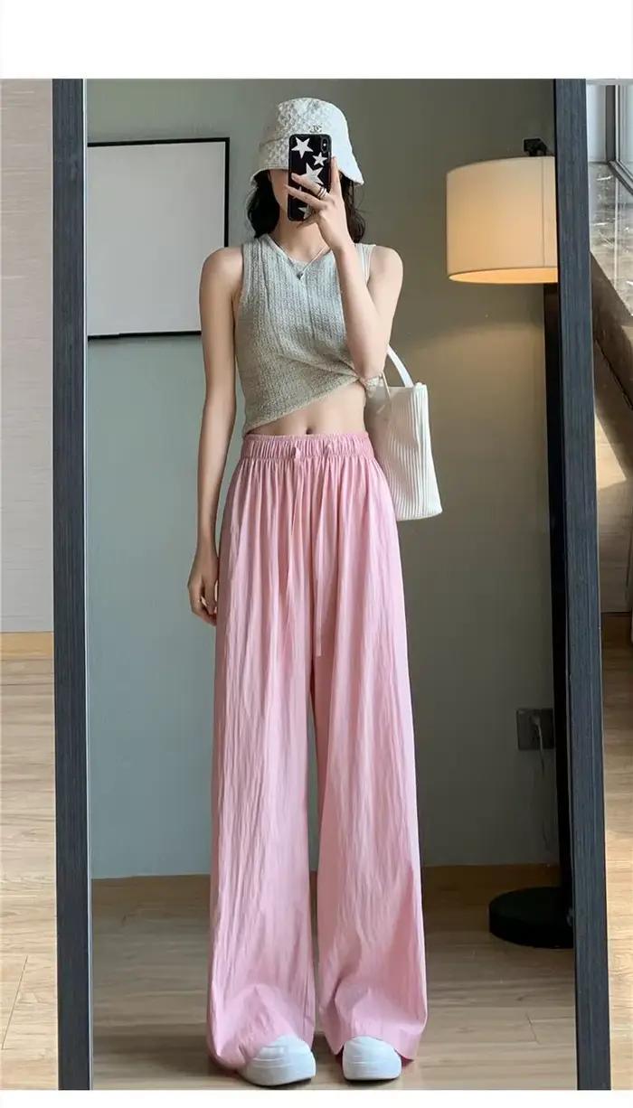 Pantalon à jambes larges pour femmes