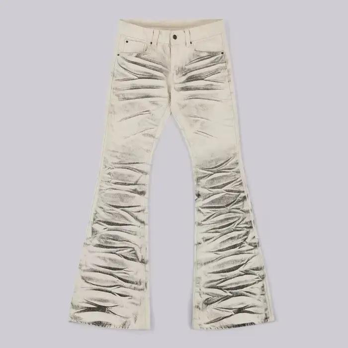 Jeans évasés rétro Y2K pour femmes