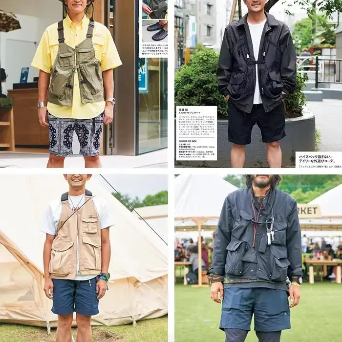 Maden-Veste et sac DulglaJacket multi-poches pour homme