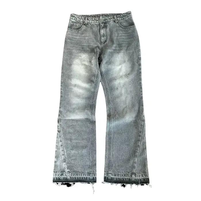 Jean Baggy BiggOrange homme gothique style Y2K denim ample motif Dollar broderie voyage四季通用大号哥特式Y2K风格美元刺绣宽松牛仔裤男