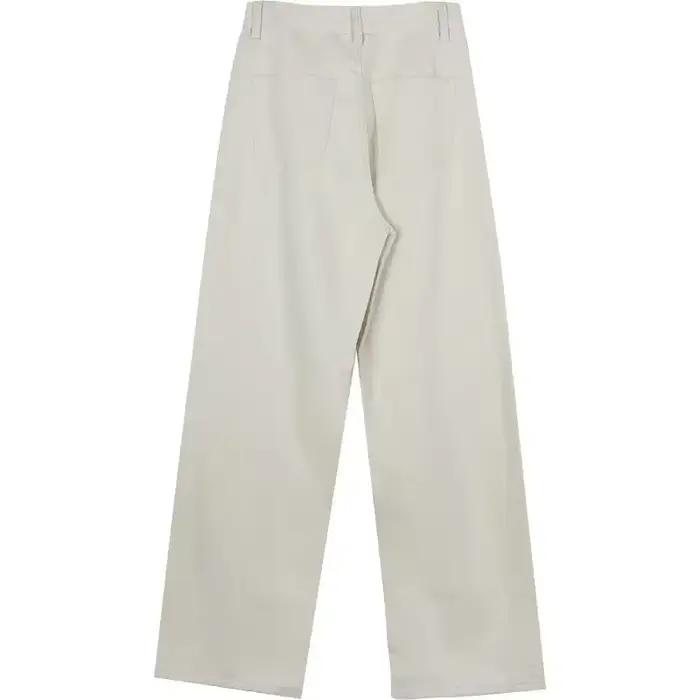 Jean Baggy Beige pour Femme