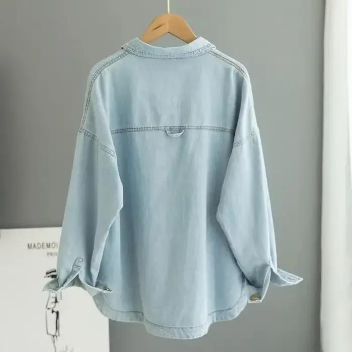 Chemise en jean pour femme Printemps-Été 2025