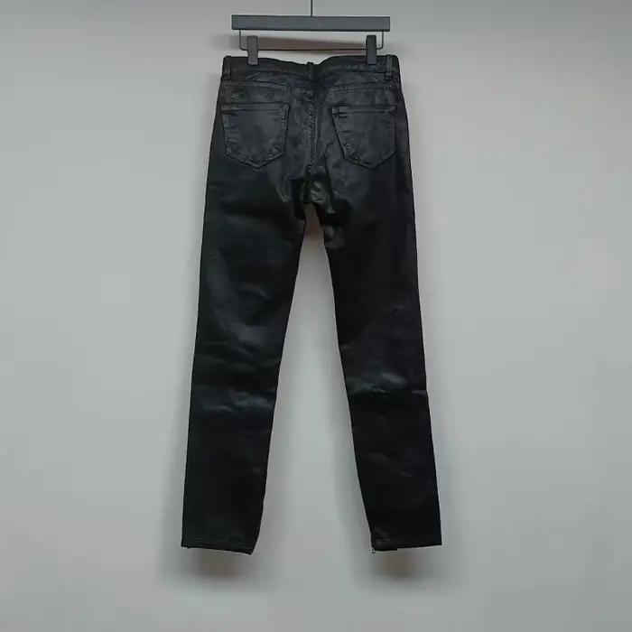 Owen Seak hommes huile cire jean classique Denim gothique