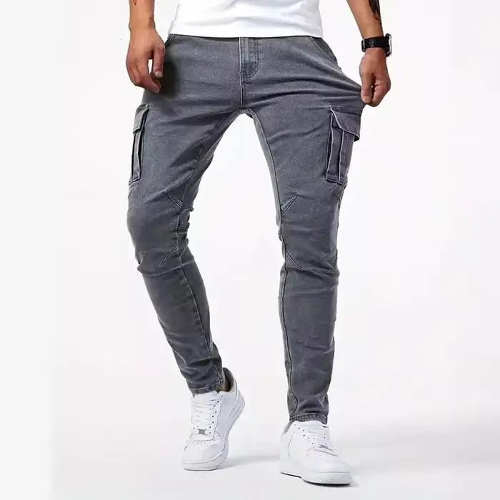 Jean crayon décontracté pour hommes