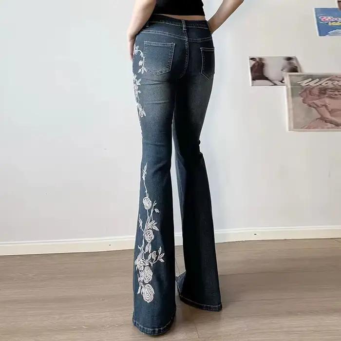 Jean Baggy rétro Y2k pour femmes