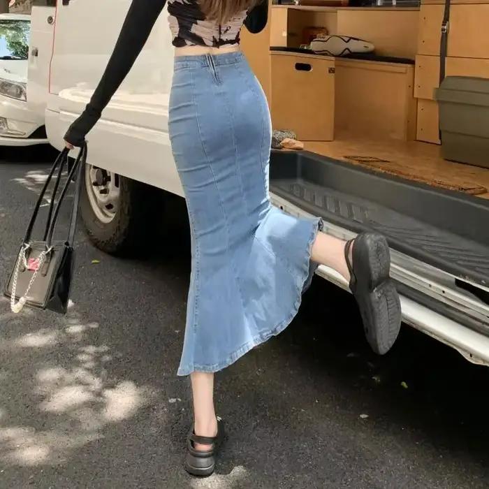 Jupes en jean pour femmes