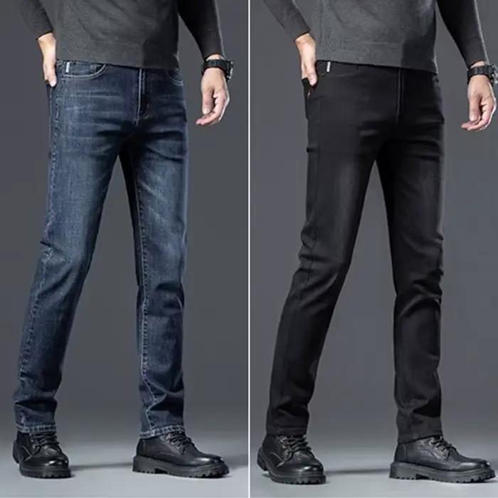 Jean droit extensible pour homme