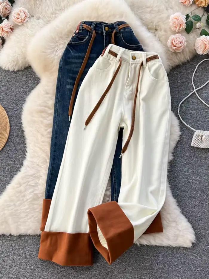 Foamlina pantalon en Denim pour femmes