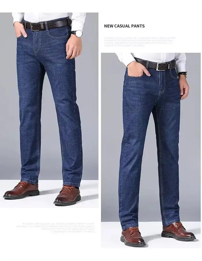 Nouveau Jean Classique Homme 2026 – Pantalon en Denim Noir Doux Style Biker pour Hommes – Taille 30-4