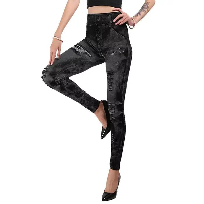 Leggings imitation jean pour femmes leggings minceur push up sexy et confortables pour tous les jours et les occasions spéciales
