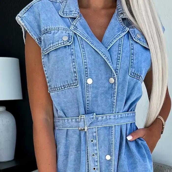 Robe d'été en Denim pour femmes