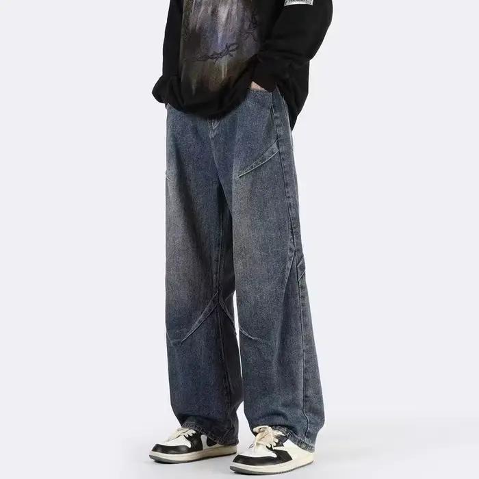 Jeans à cordon de serrage pour hommes