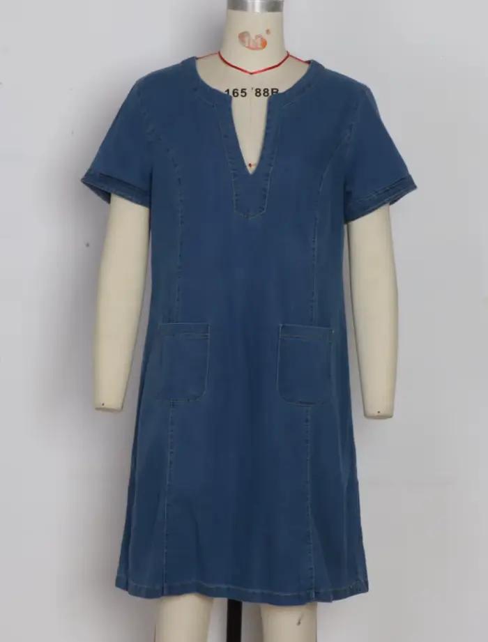 Robe en jean pour femme
