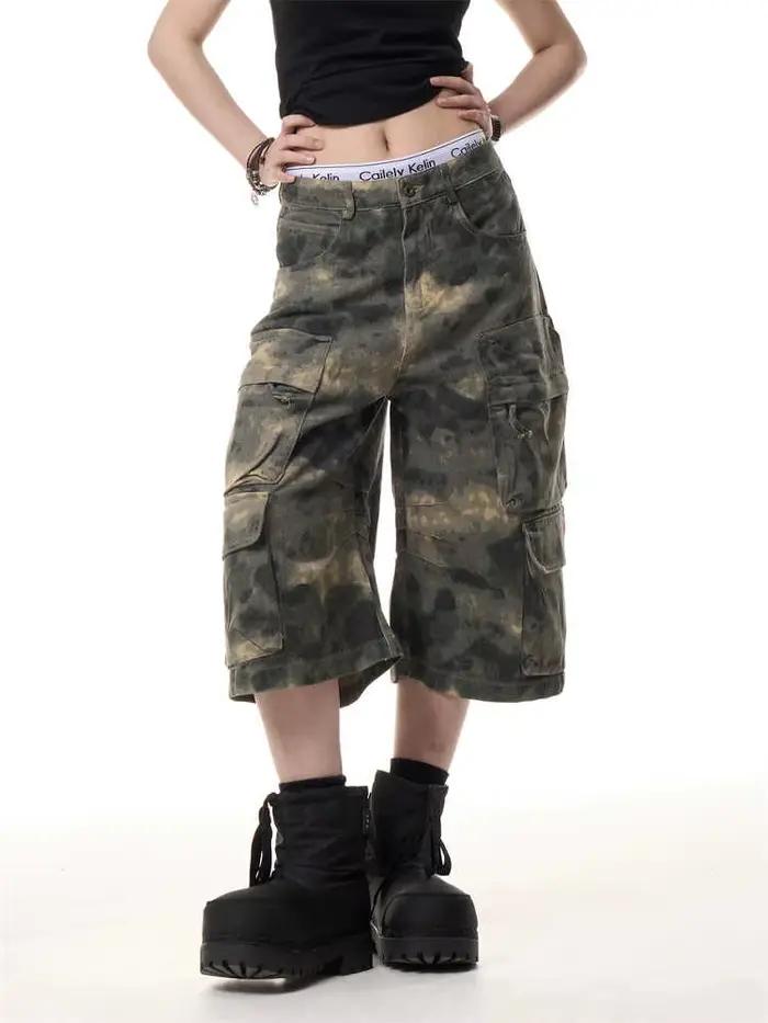 Jean Camouflage Zynvora Style Militaire Polyvalent Femme Occasions Spéciales Printemps Eté