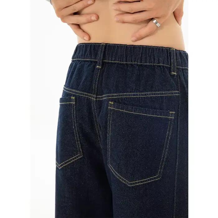 Jean rétro à silhouette fendue pour homme