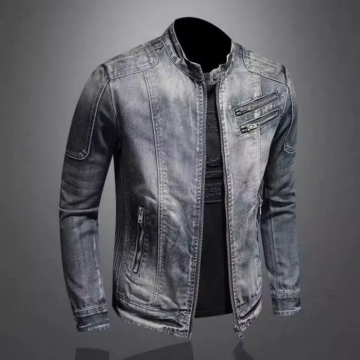 Veste en jean de moto pour homme