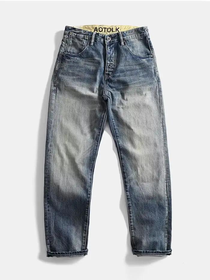 Jean en Denim droit décontracté 100% coton