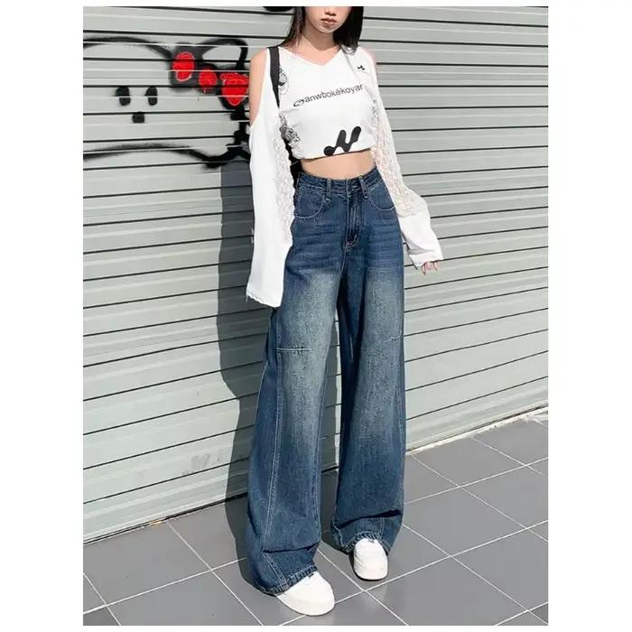 Jeans pour femmes, taille haute