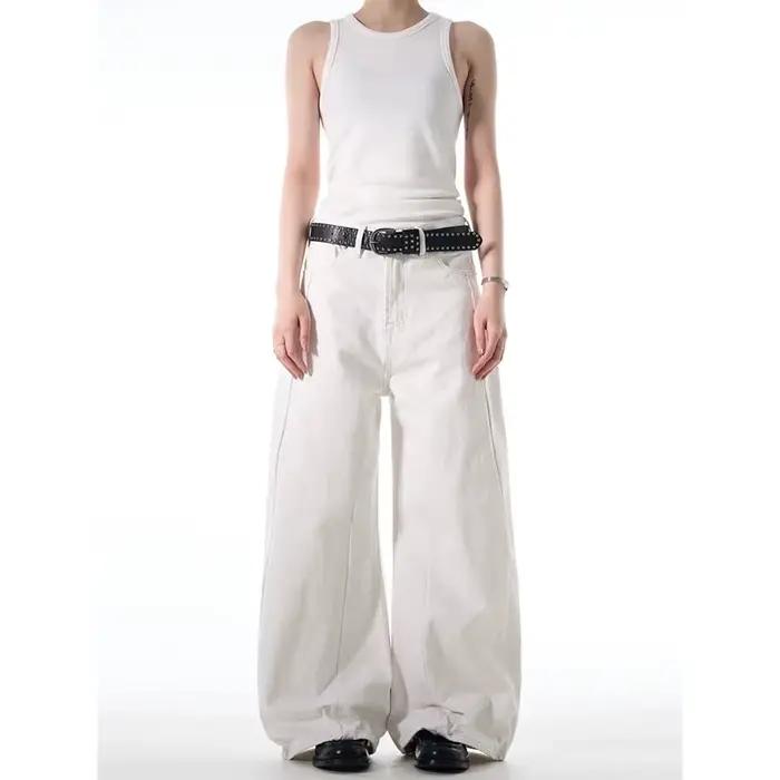 Jean blanc pour femmes