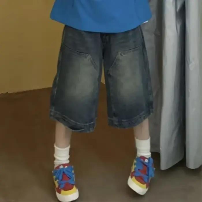 Shorts en jean baggy vintage Y2K pour femme