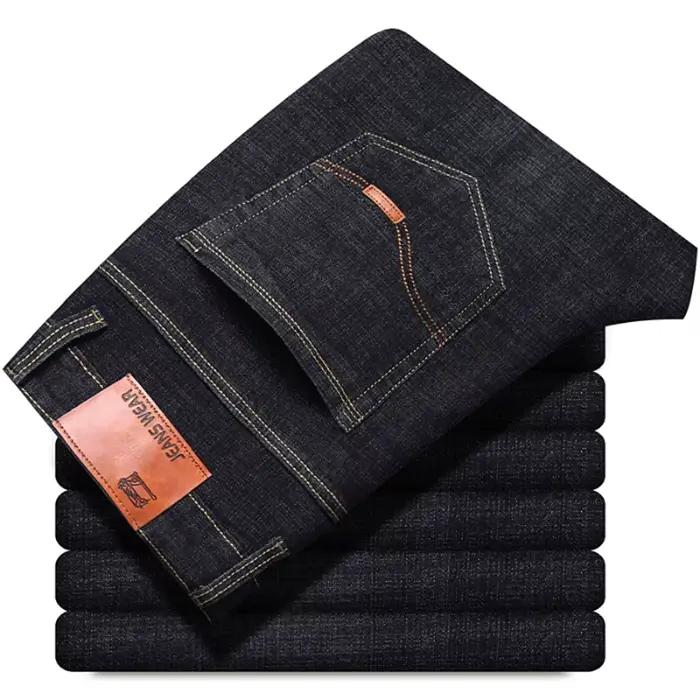 2025 nouveaux hommes mode affaires Jean Style classique décontracté Stretch mince
